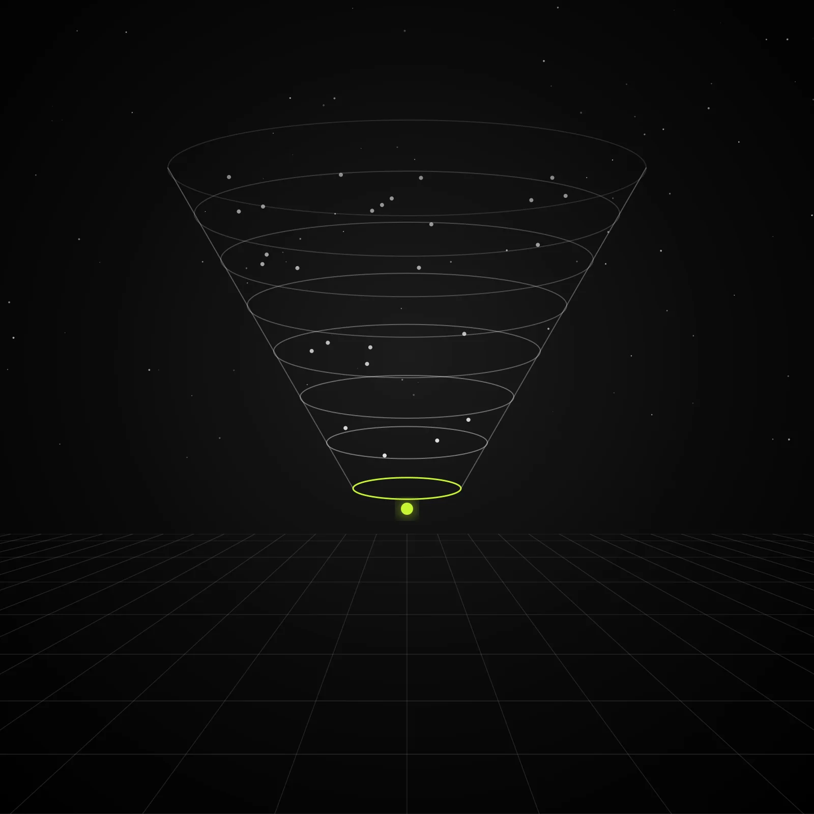 CRM & conversion: an abstract illustration