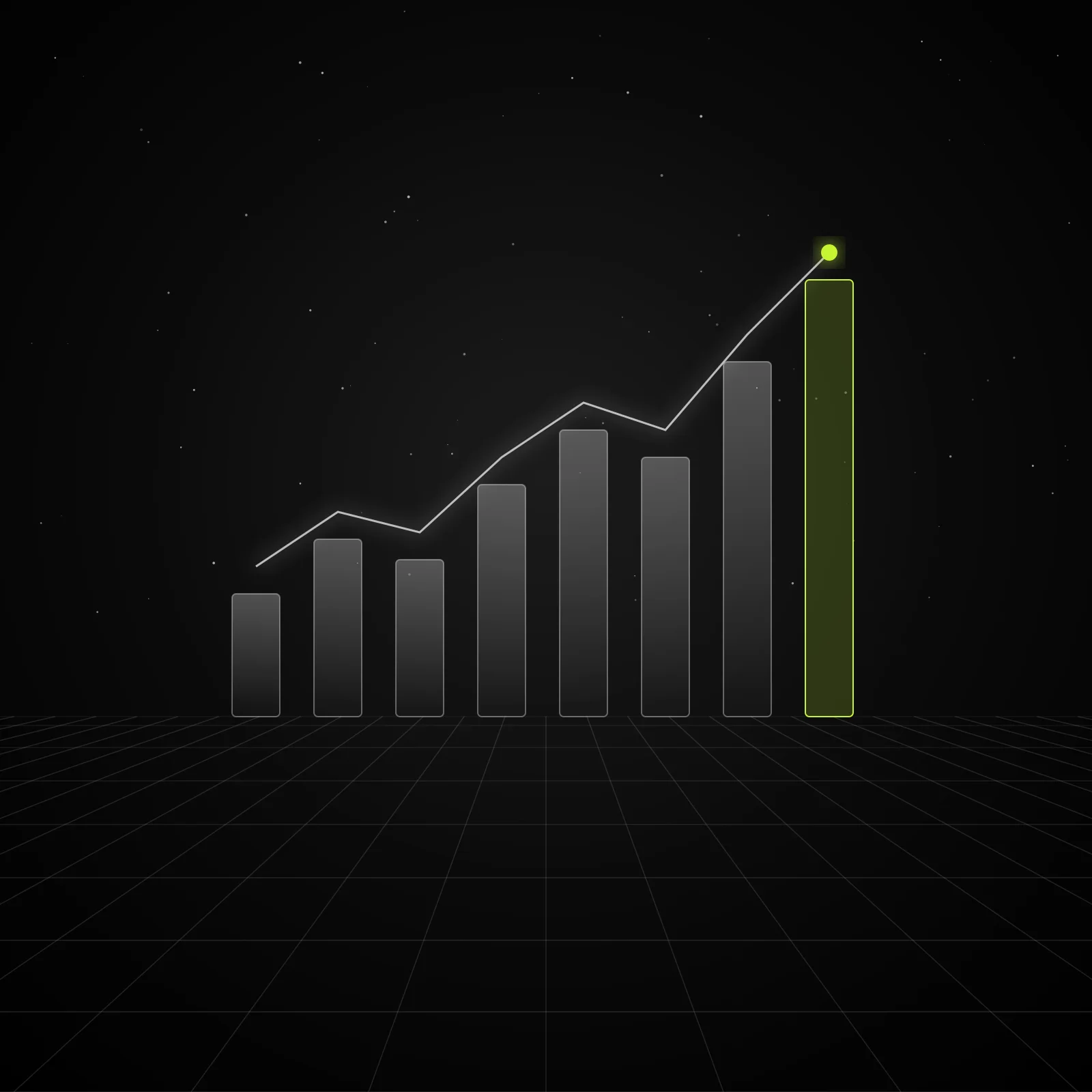 Paid media: an abstract illustration