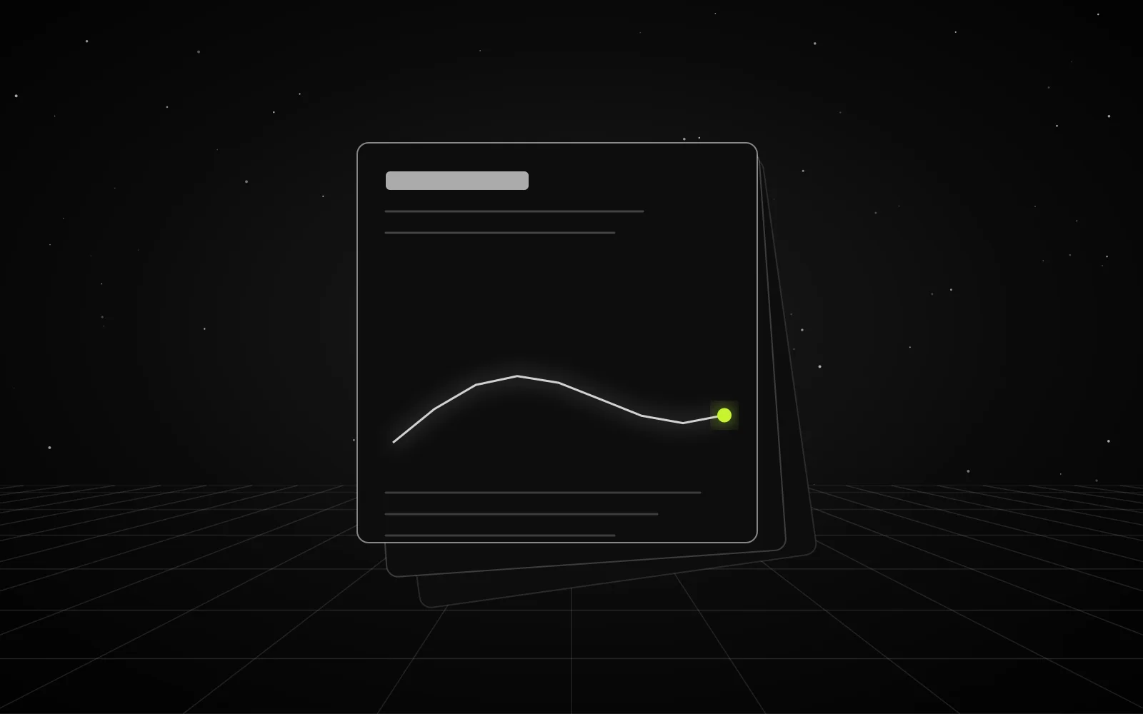 Daily AI reports: an abstract illustration