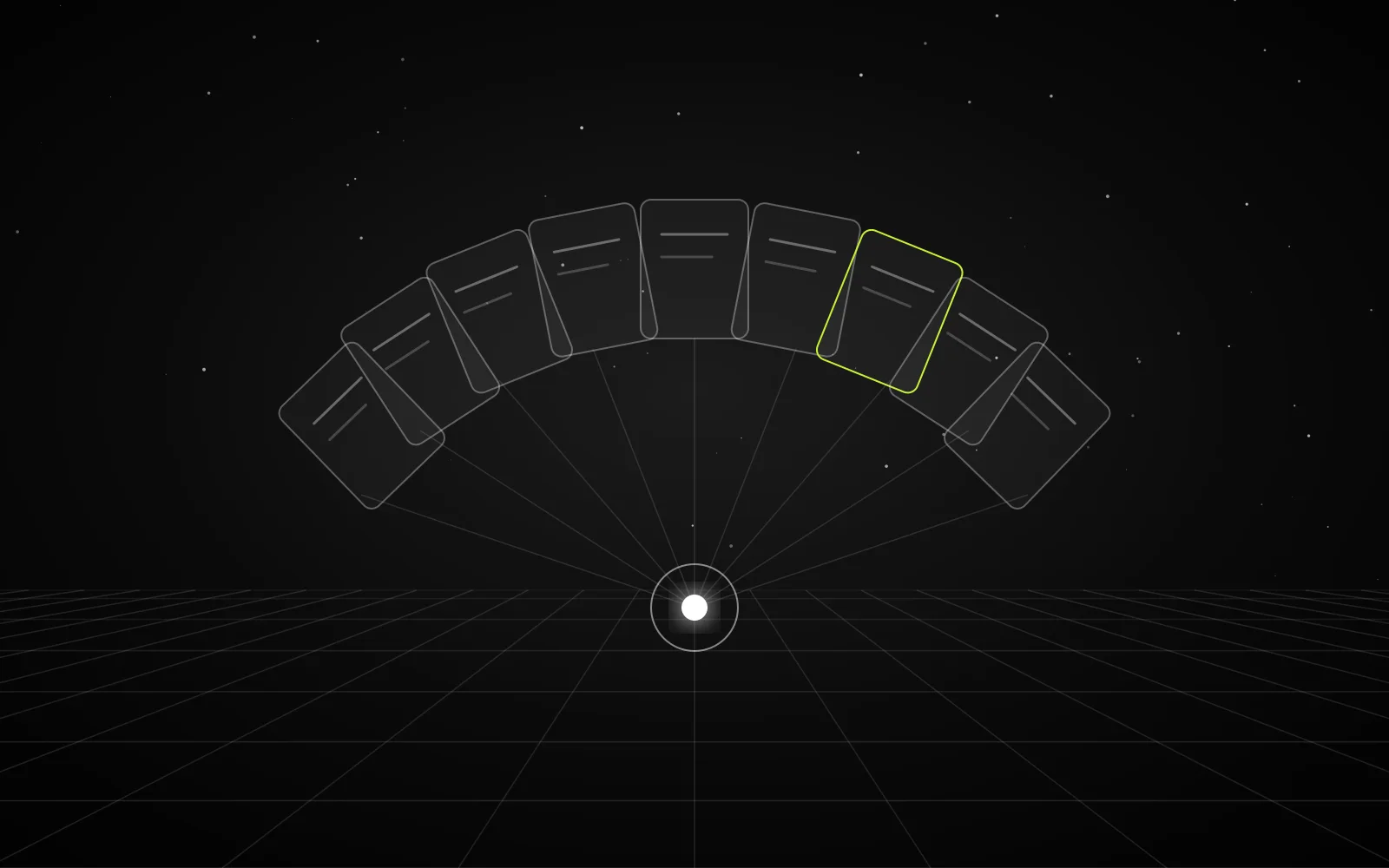 AI content engine: an abstract illustration