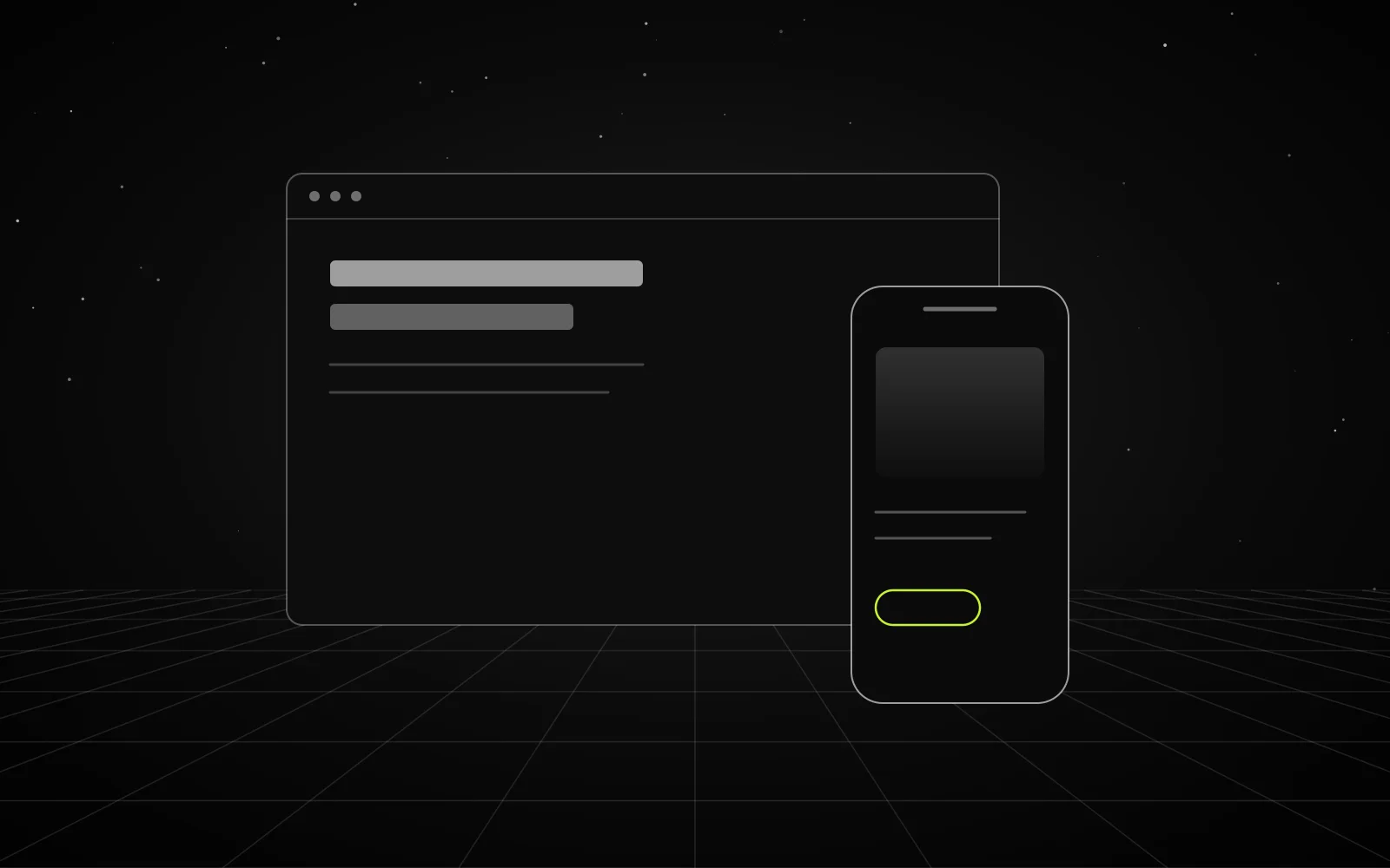 Fill the front-end: an abstract illustration