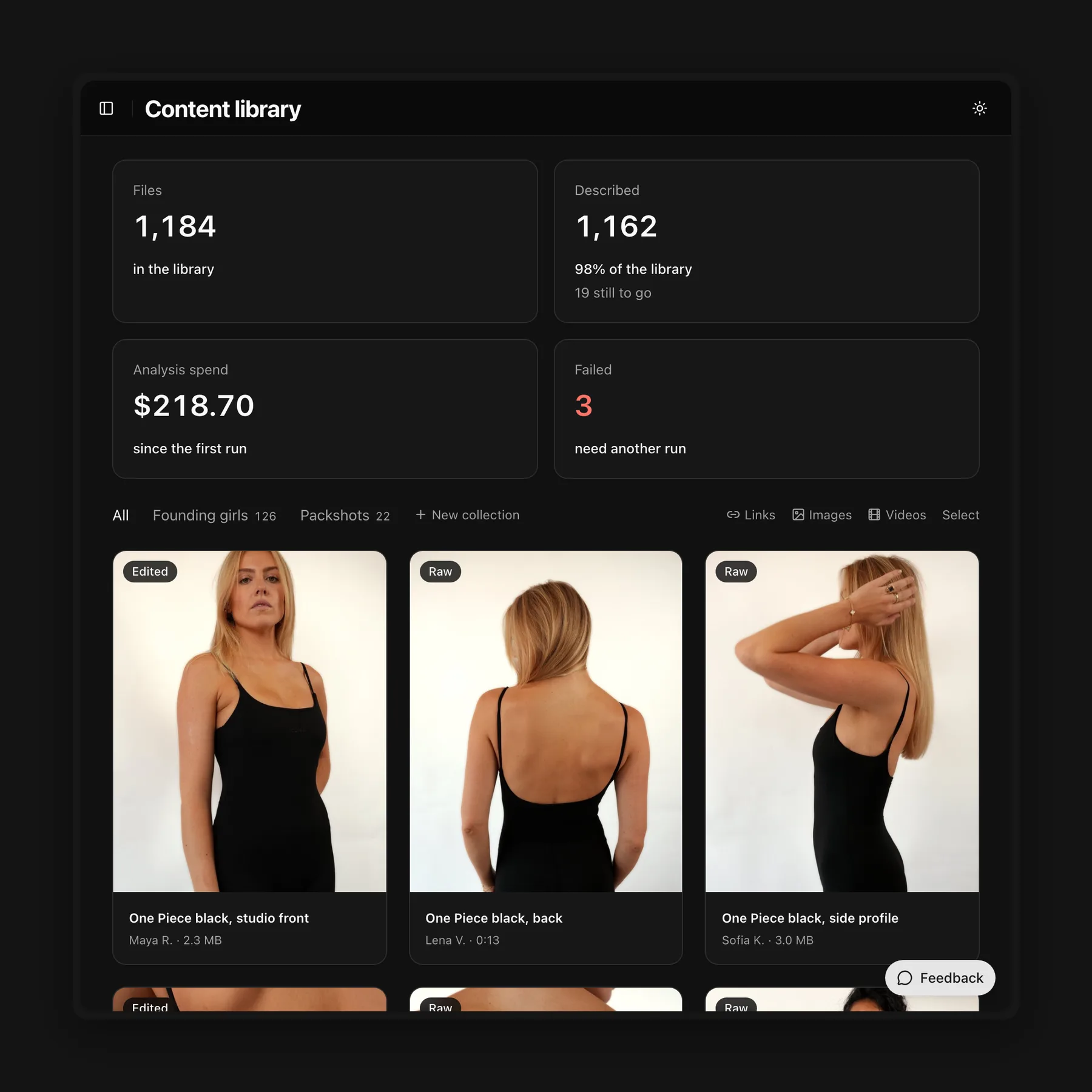 Content library (example data)