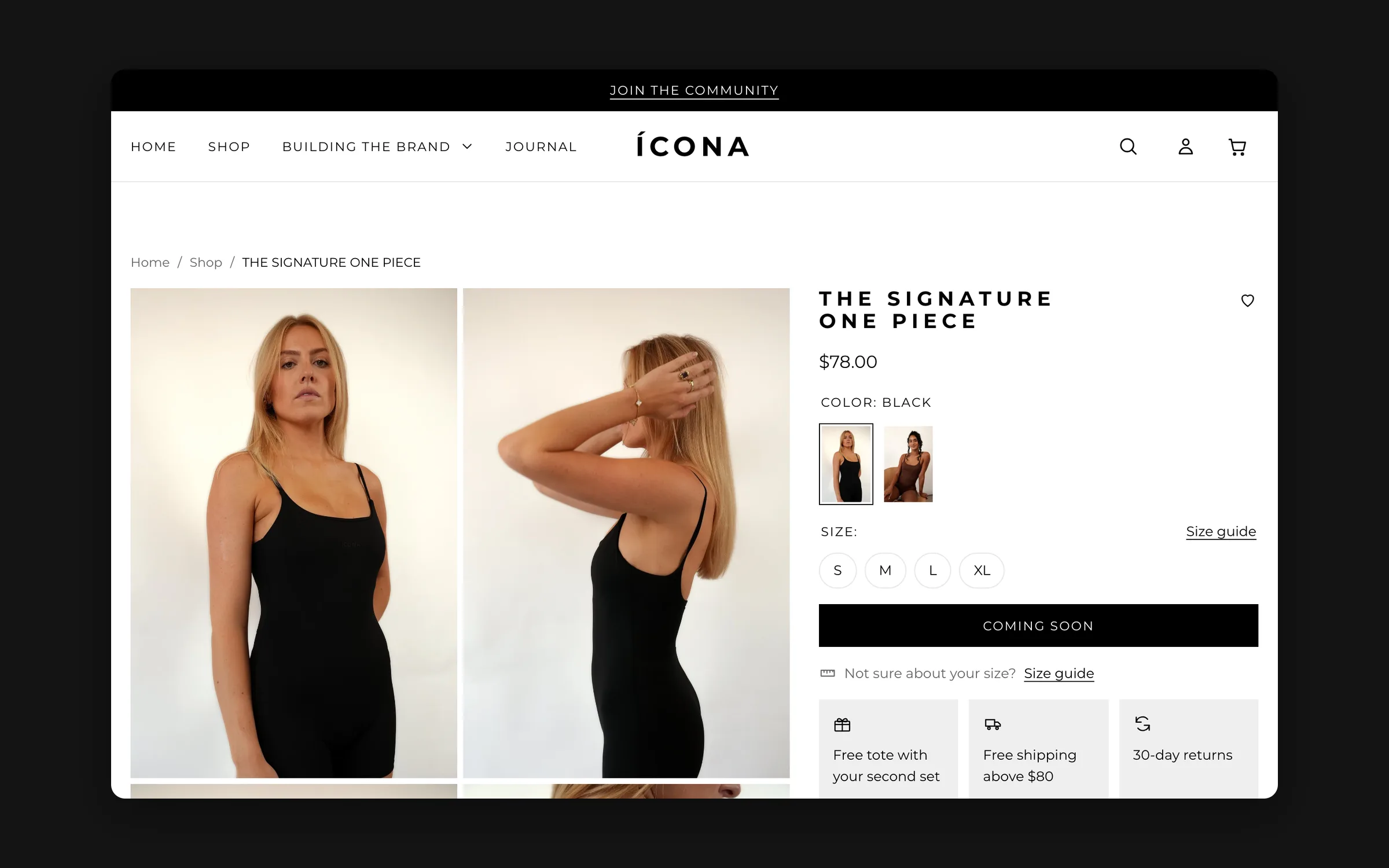 The Signature One Piece