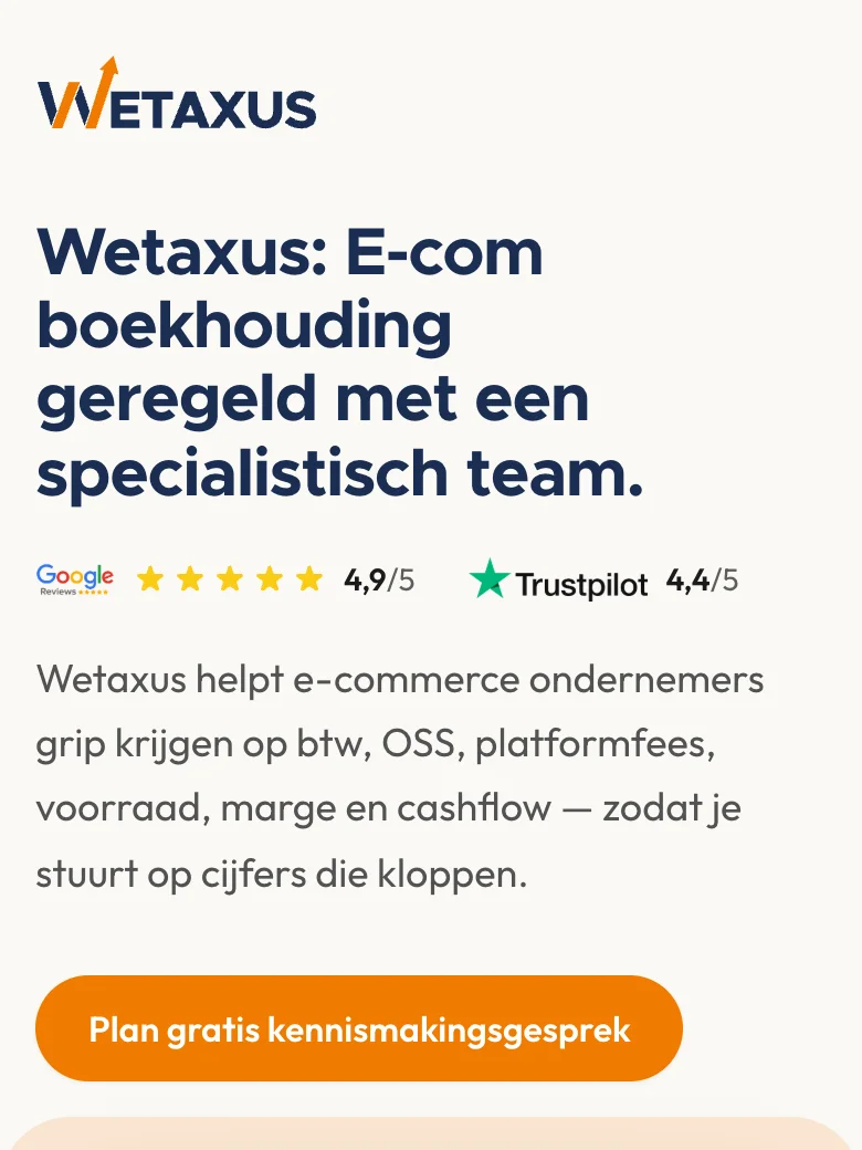 The e-commerce landing page on a phone