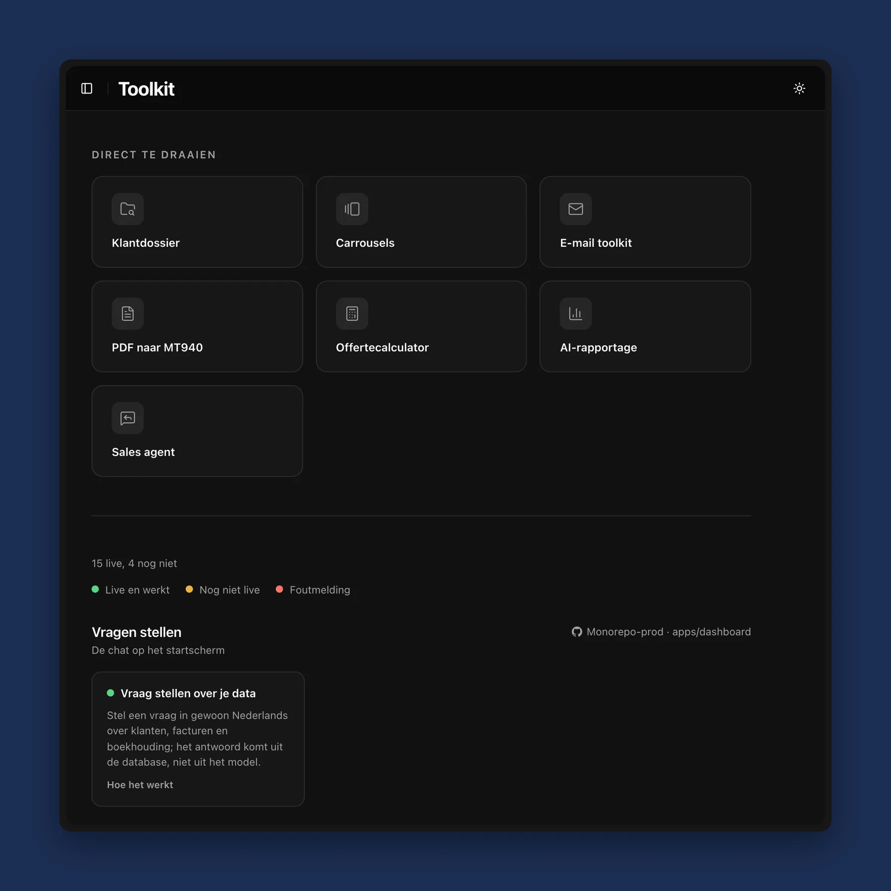 AI toolkit (example data)