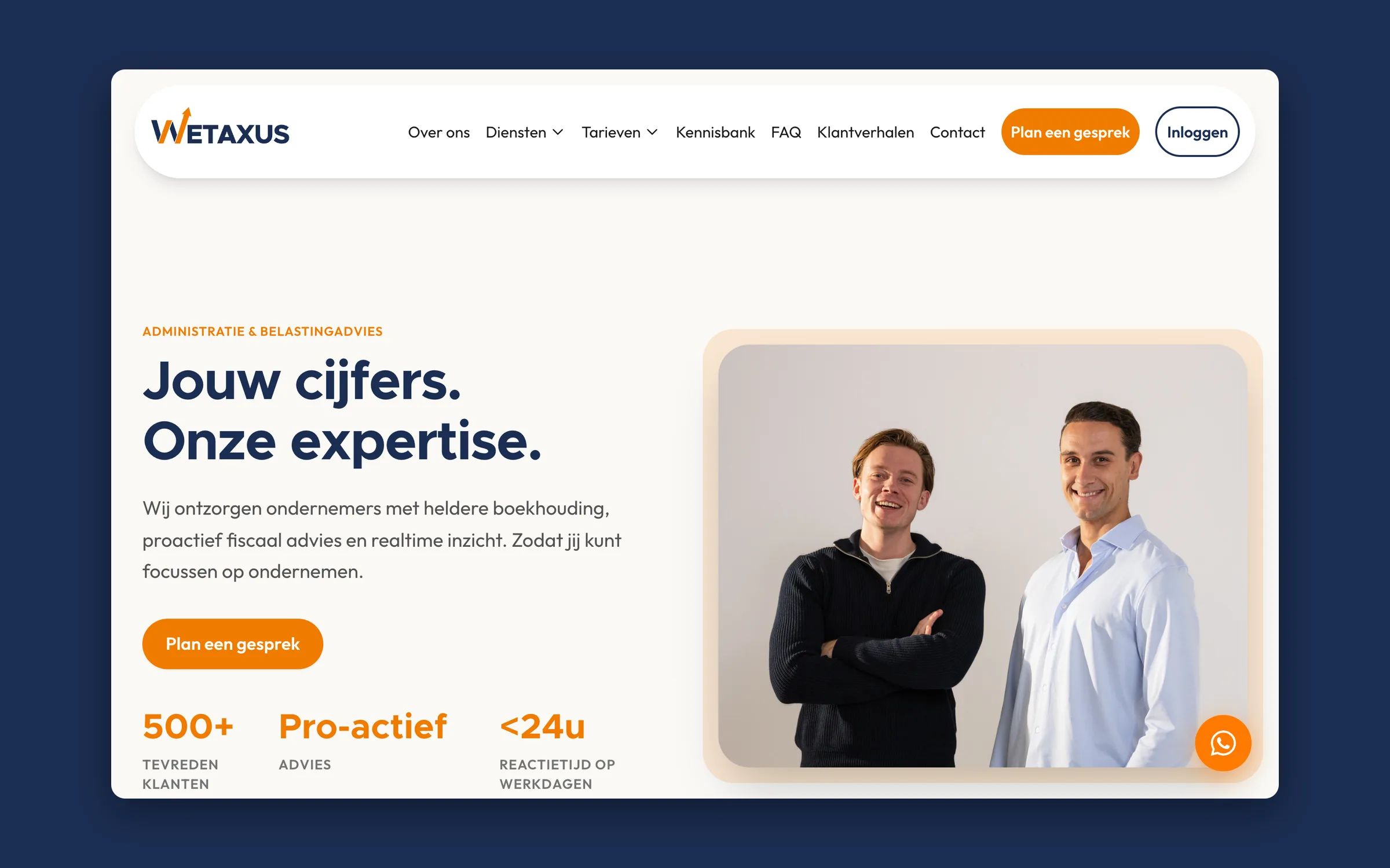 The Wetaxus homepage